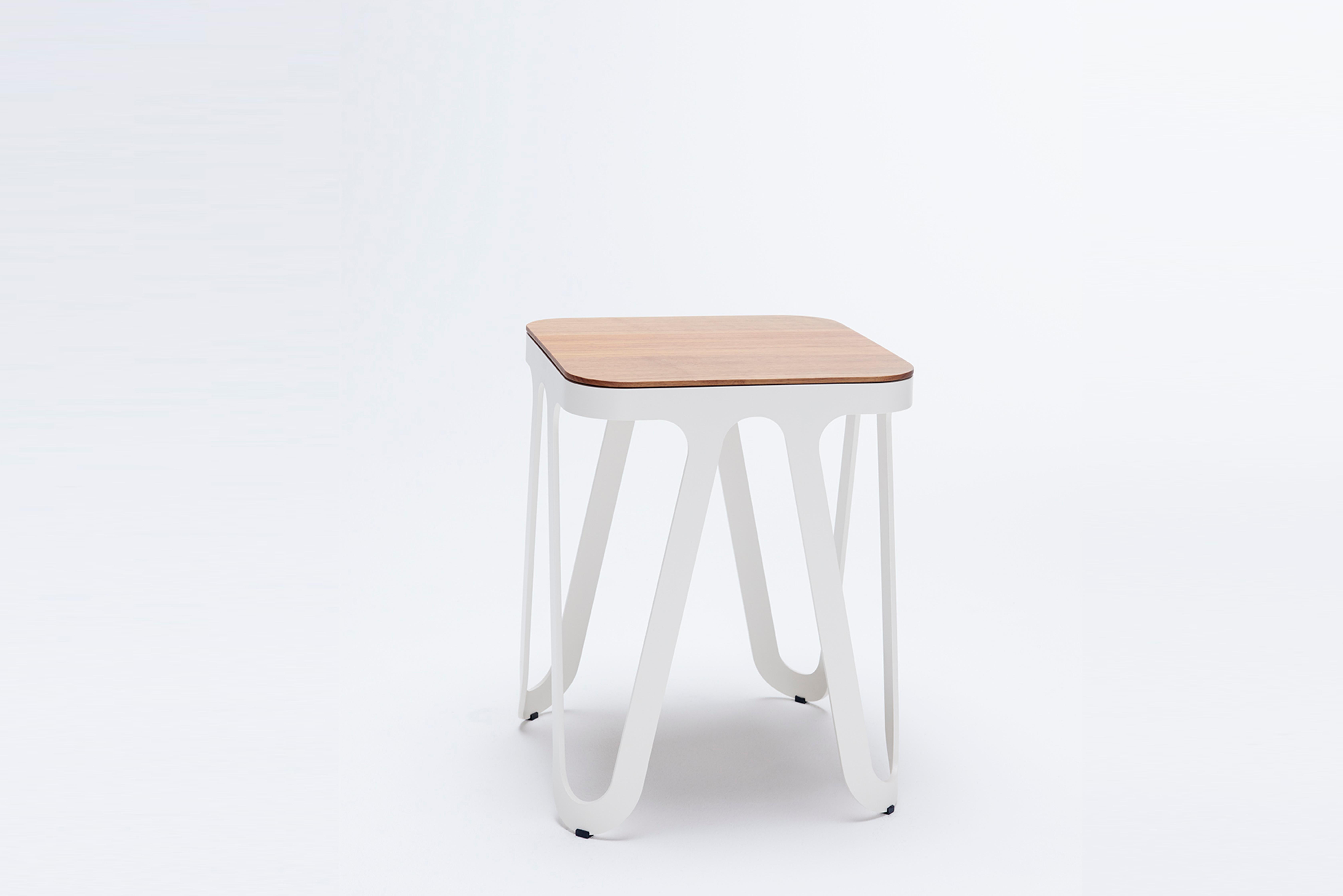Walnut loop stool by Sebastian Scherer.
Dimensions: D38 x W38 x H45 cm.
Material: Aluminium, Solid Wood, Walnut.
Weight: 4.2 kg.
Also available in Aluminium, LOOP STOOL WOOD: solid wood (matt lacquered): black and white stained ash / natural oak