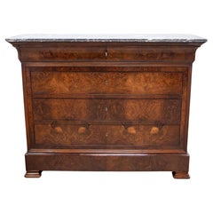 Commode Louis Philippe en noyer