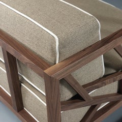 Silla de salón de nogal