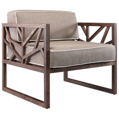 Walnut Lounge Chair