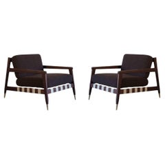 Sillas de salón de nogal de Edmond J. Spence, S. 1950