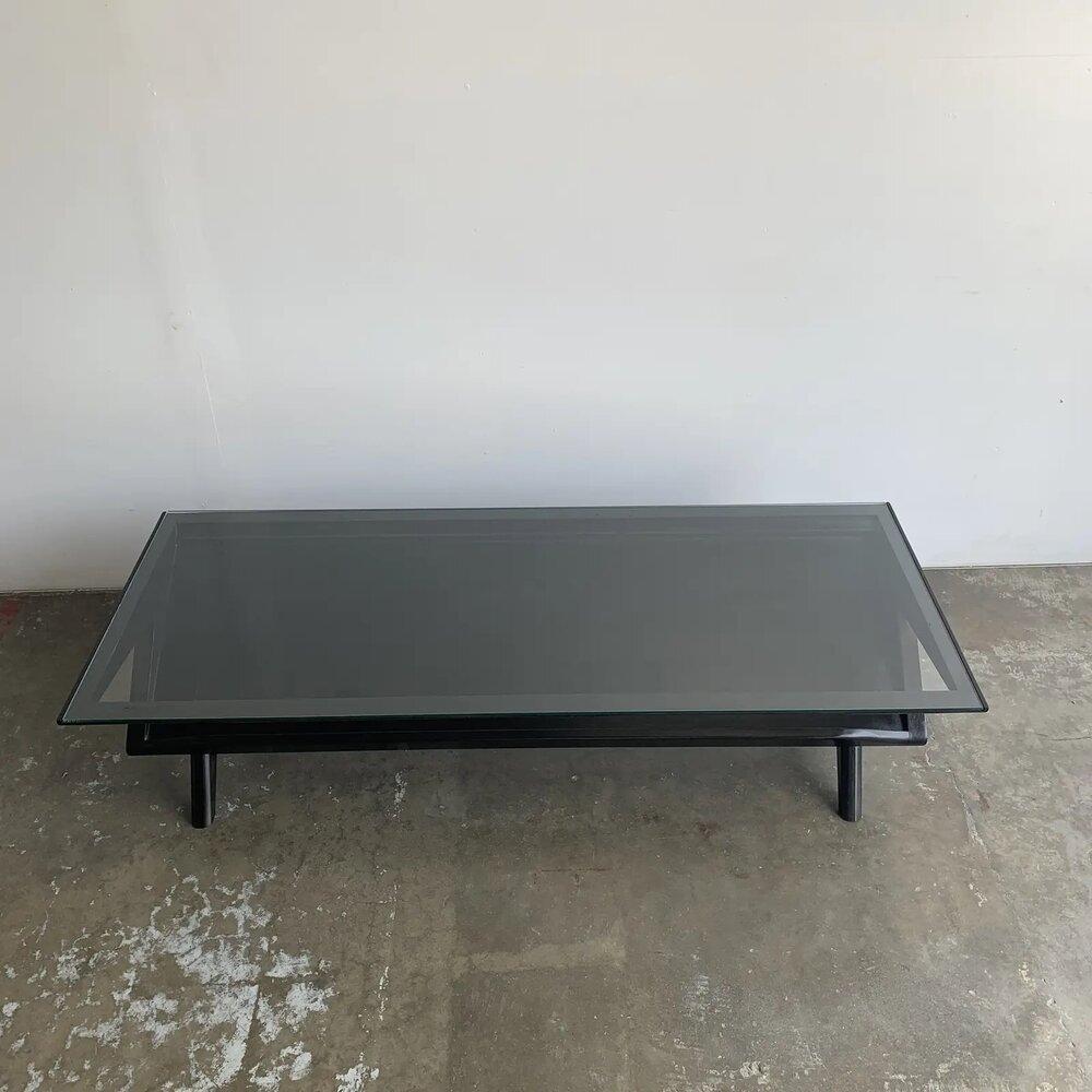 Mid-Century Modern Walnut Magazine Coffee Table, Made to Order