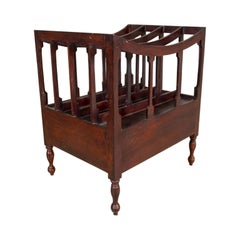 Walnut Magazine Rack From the Mid. 20th Century