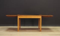 Walnut Mahogany Table Vintage Danish Design, 1970s