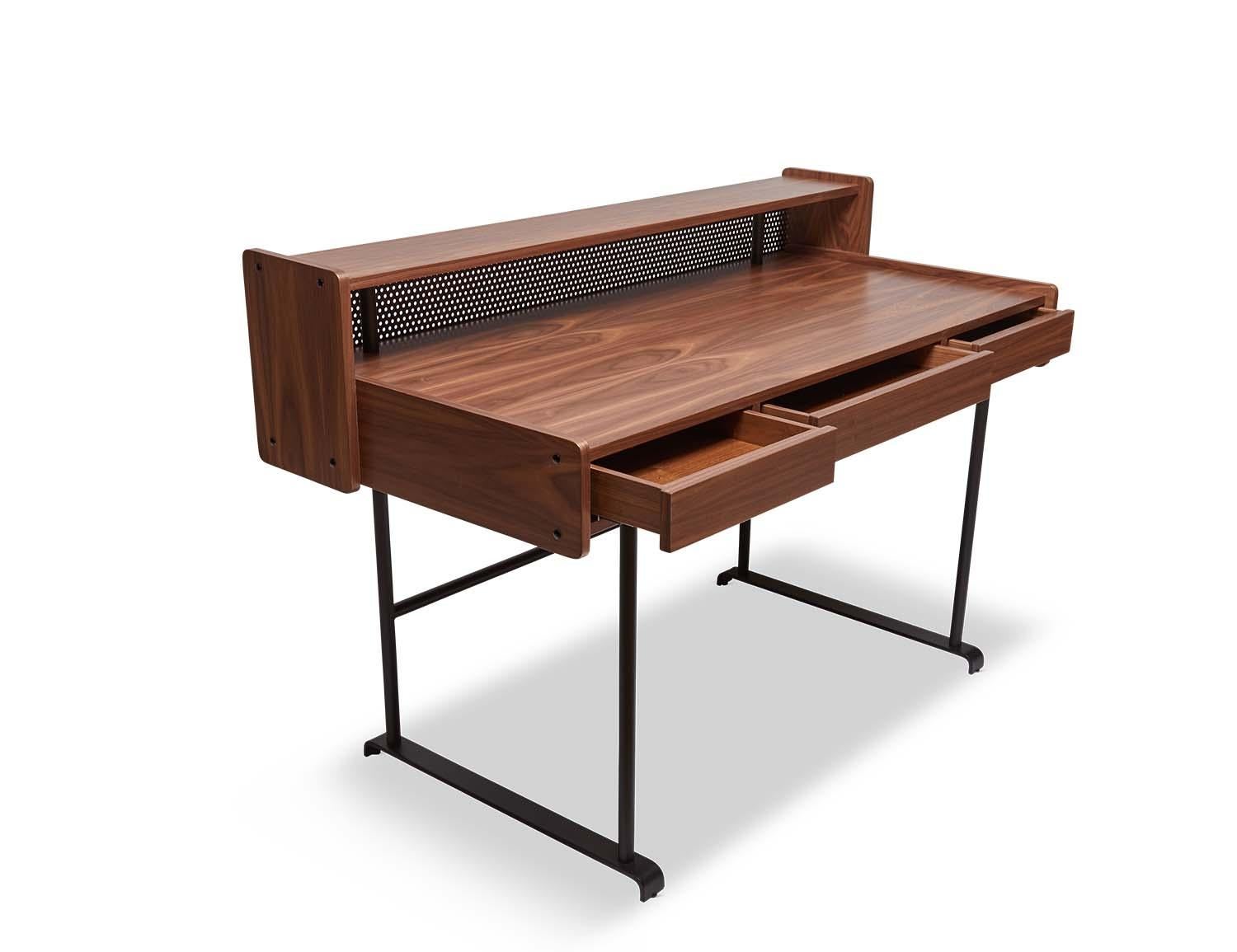 Mid-Century Modern Walnut Maker's Desk by Lawson-Fenning