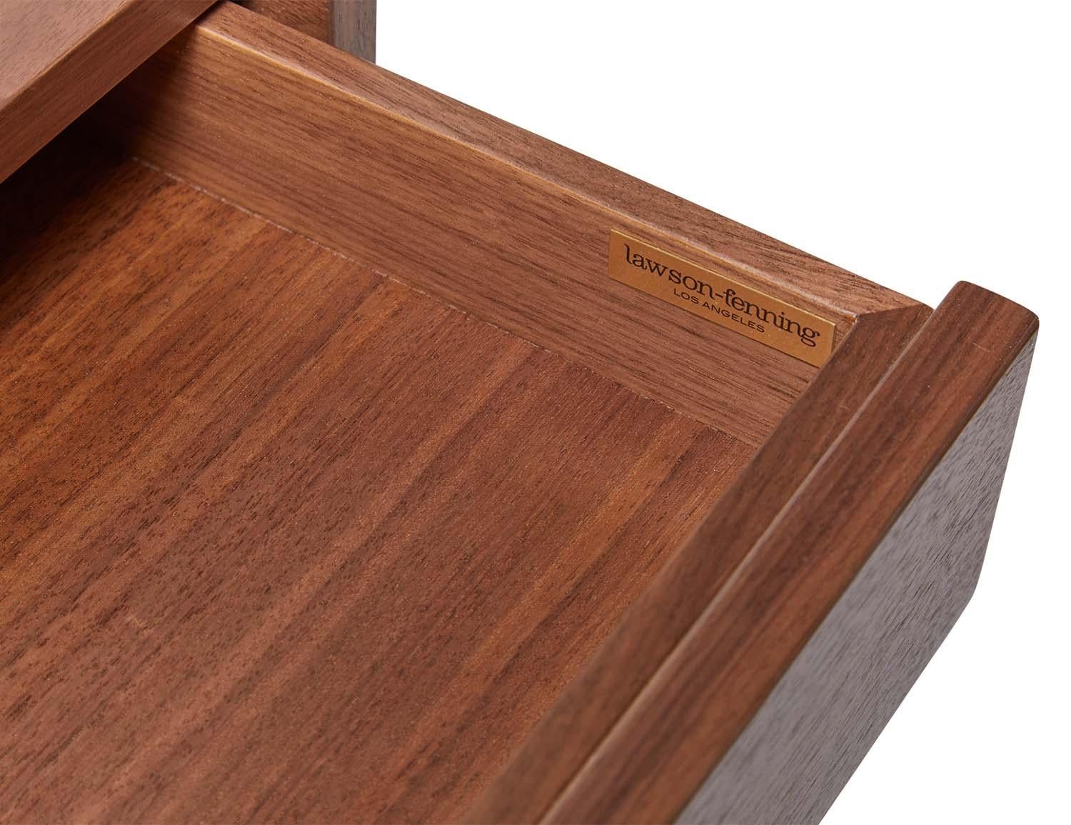 American Walnut Maker's Desk by Lawson-Fenning For Sale