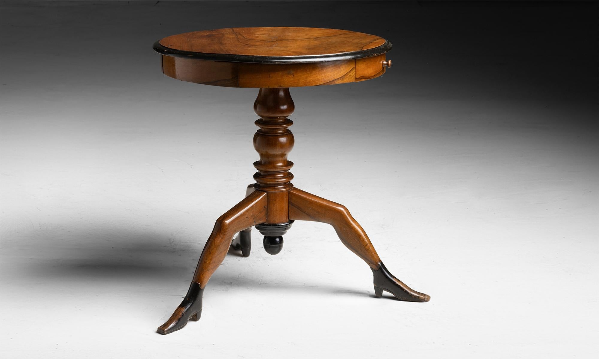 Walnut “Manx” Table, England circa 1860 3