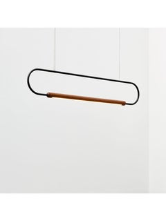 Walnut Medium Horizontal Link Pendant by Hollis & Morris