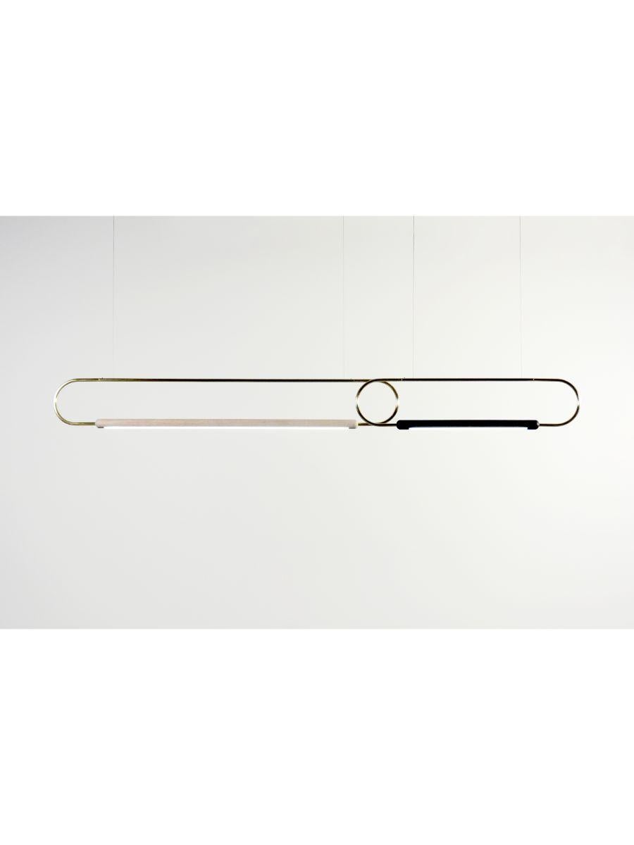 Pendentif horizontal moyen en noyer A Link par Hollis & Morris Neuf - En vente à Geneve, CH