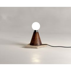 Walnut Mercurio Lamp by Siete Studio