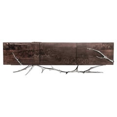Walnut Meta Credenza by Barlas Baylar