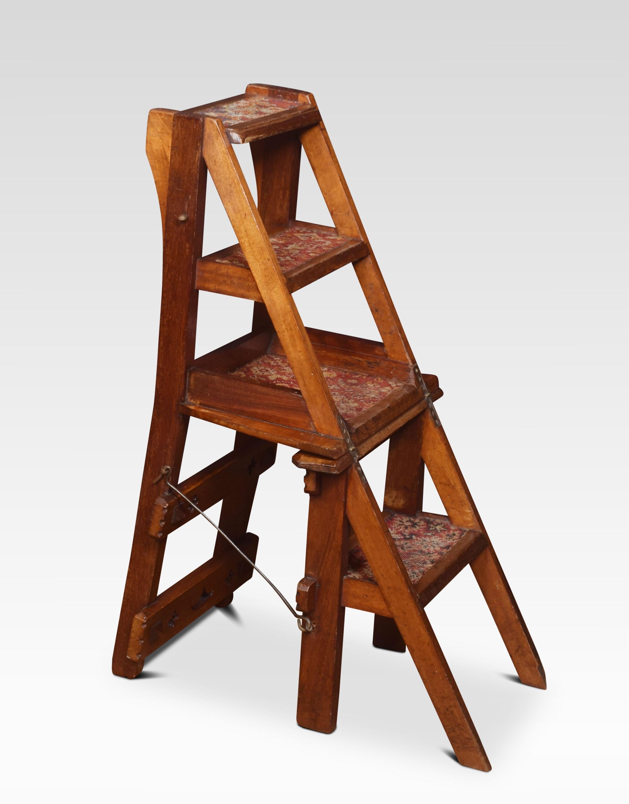 19th Century Walnut Metamorphic Chair For Sale