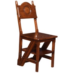 Antique Walnut Metamorphic Chair