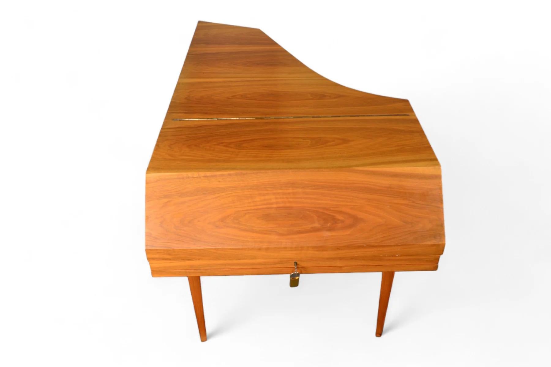 Walnut Mid Century Harpsichord By Johann Christoph Neupert 6