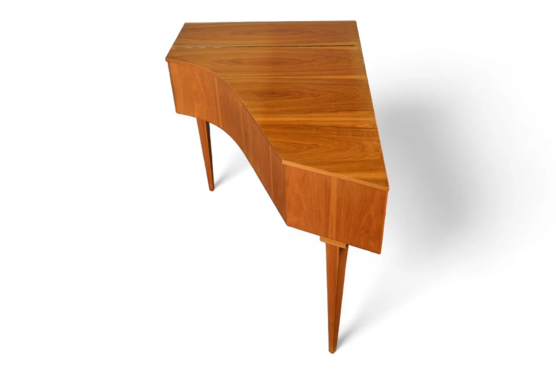 Walnut Mid Century Harpsichord By Johann Christoph Neupert 1