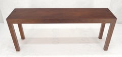 Nussbaum Mid Century Modern 6' Long Parsons Style Console Sofa Tisch Baughman MINT