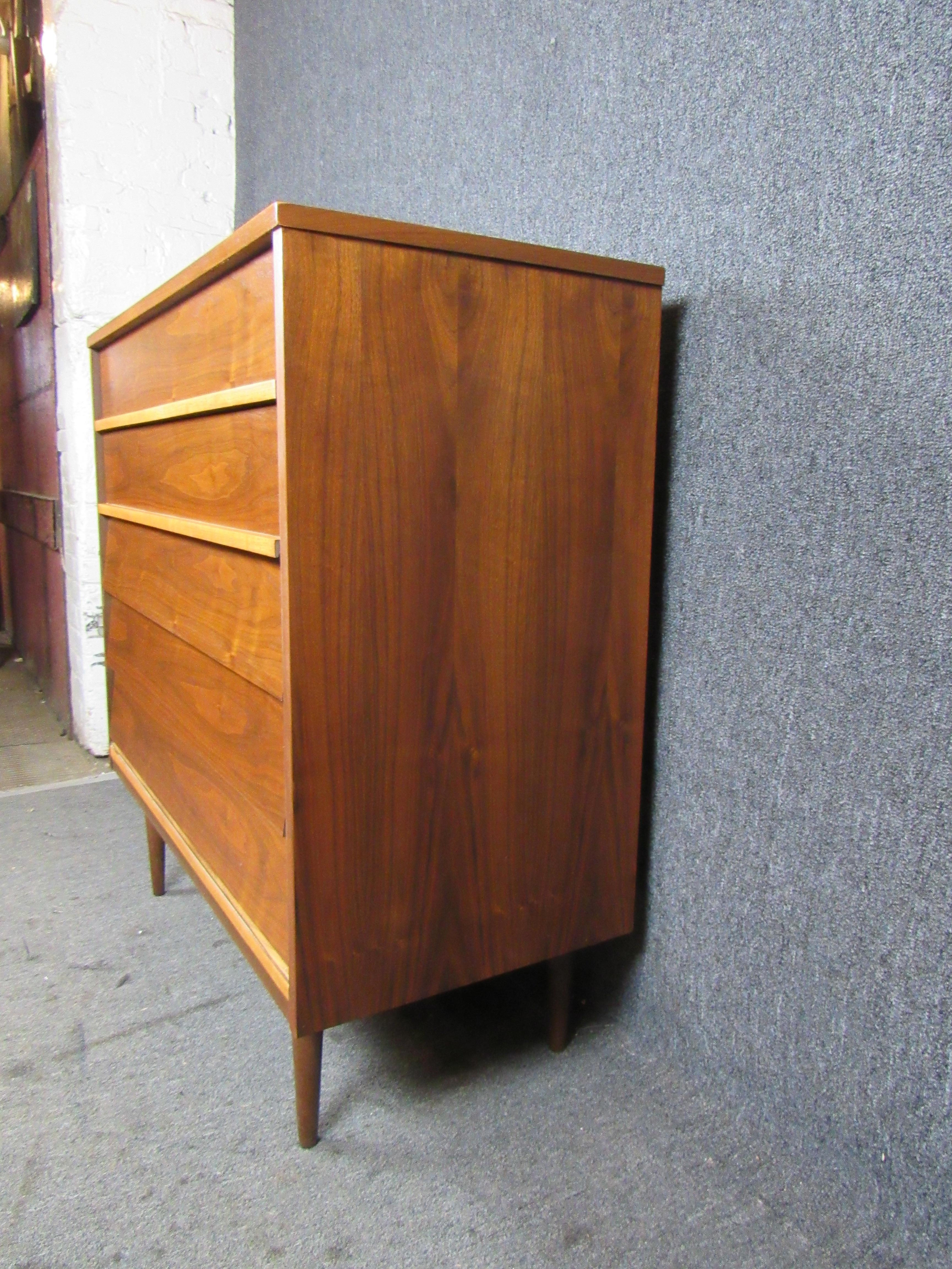Walnut Mid-Century Modern Dresser by Dixie 2