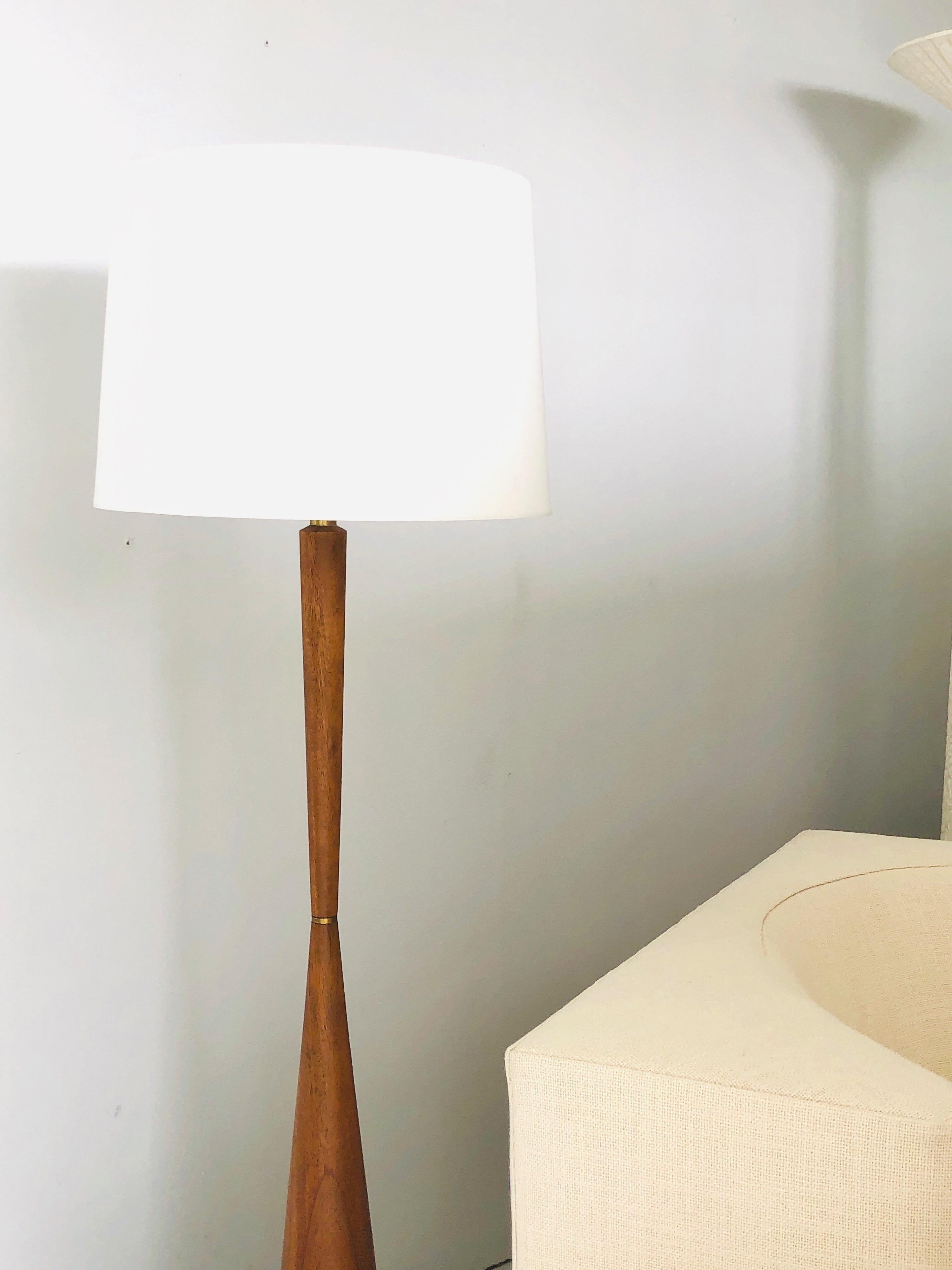 mid century modern floor lamp