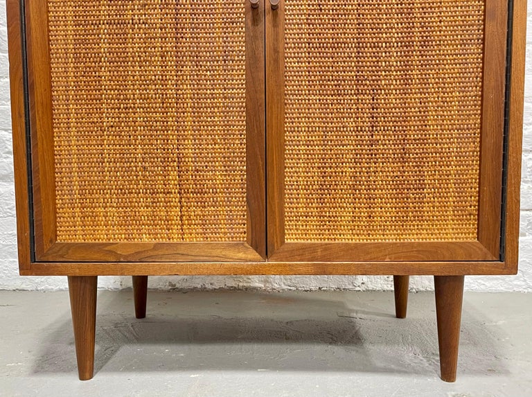 Cane record sale cabinet