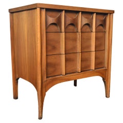 Walnut Midcentury "Perspecta" Nightstand by Kent Coffey