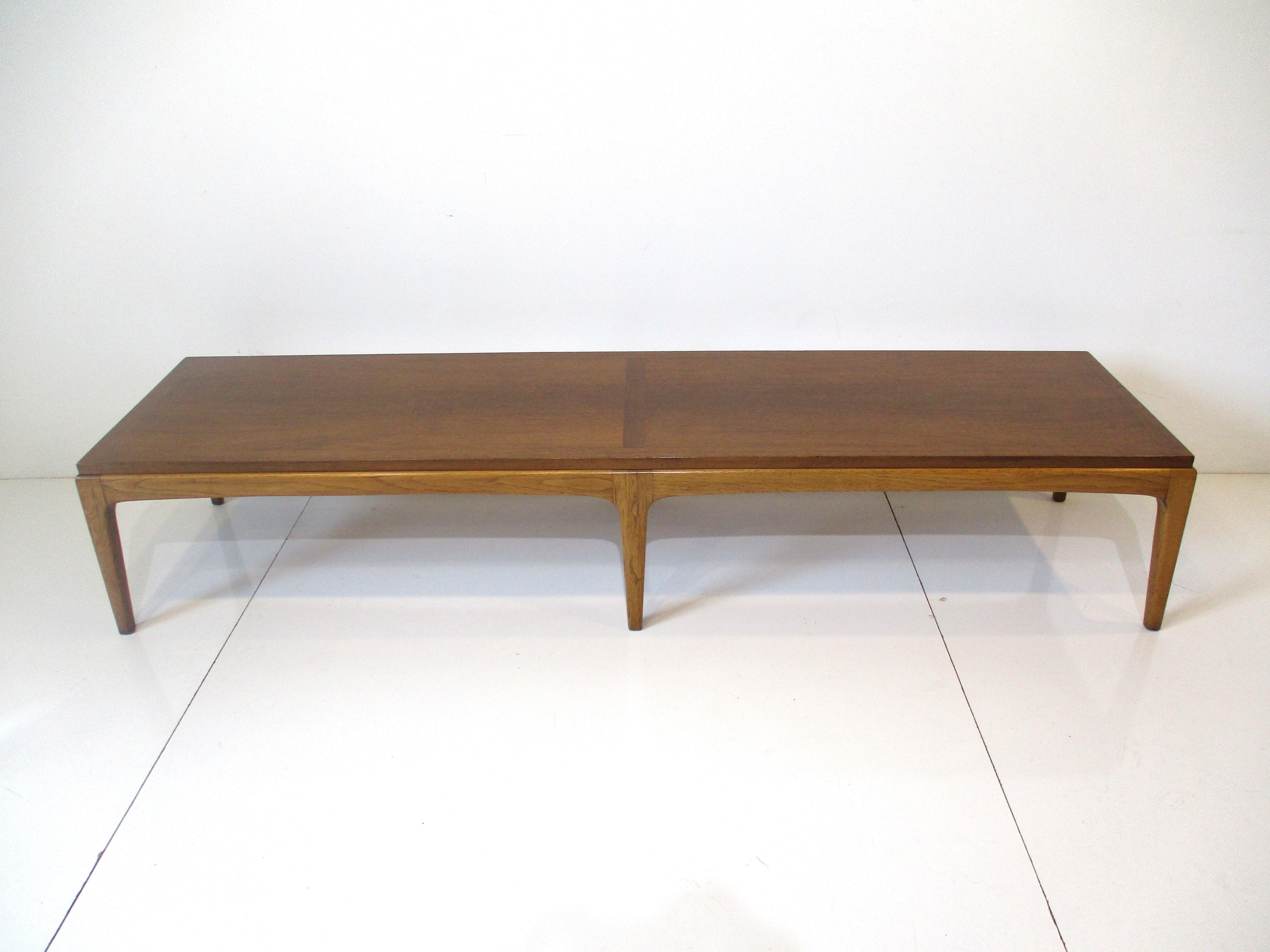 Walnut Mid Century Rhythm Coffee Table by Altivista Lane  2