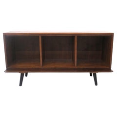 Used Walnut Midcentury Stereo / Record Cabinet in the Style of McCobb