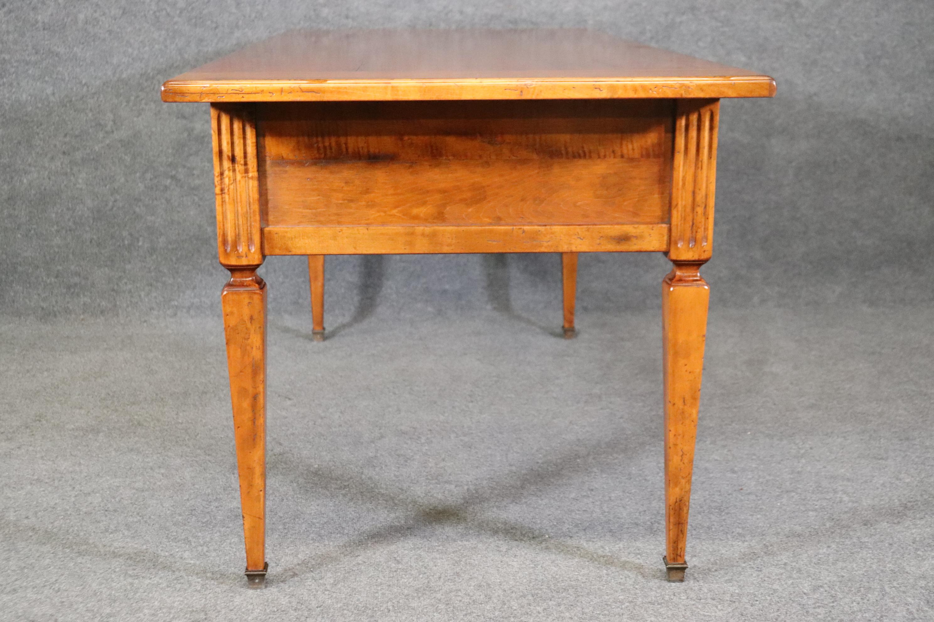 Walnut Milling Road by Baker Furniture Italian Provincial Writing Table Desk  3