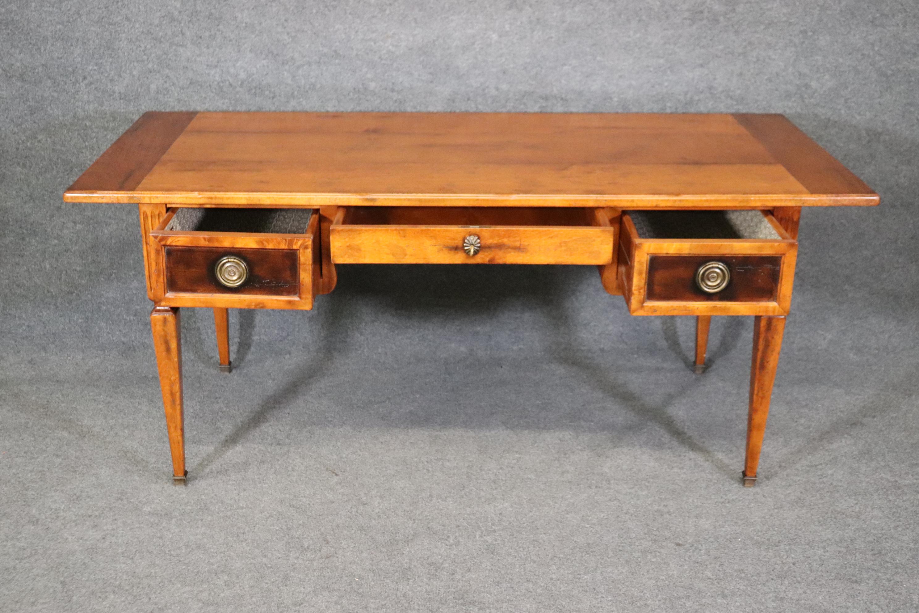 Walnut Milling Road by Baker Furniture Italian Provincial Writing Table Desk  4