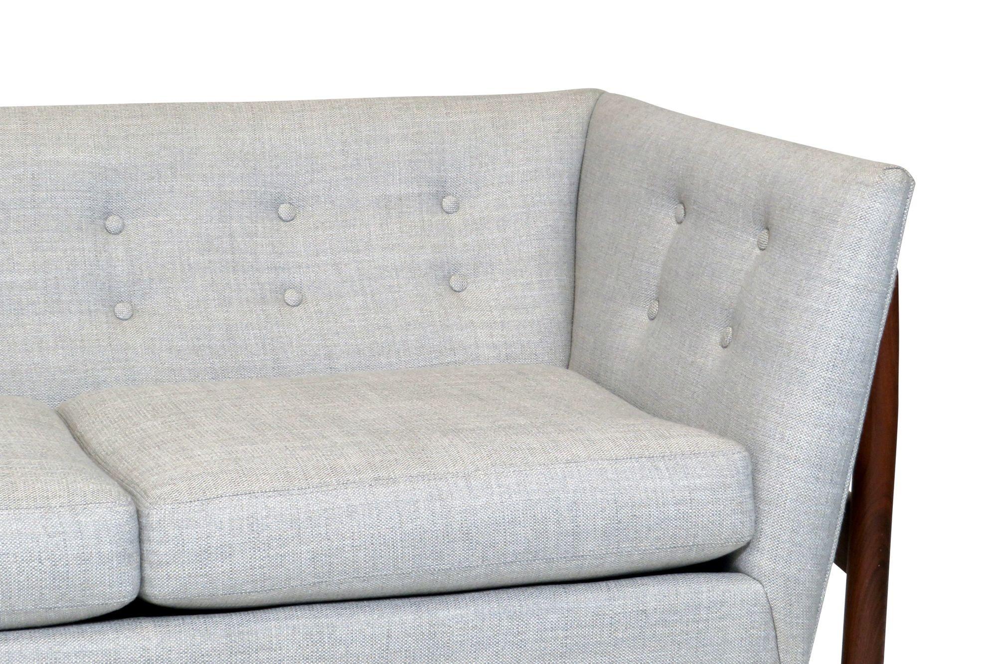 Walnut Milo Baughman for Thayer Coggin Sofa 5