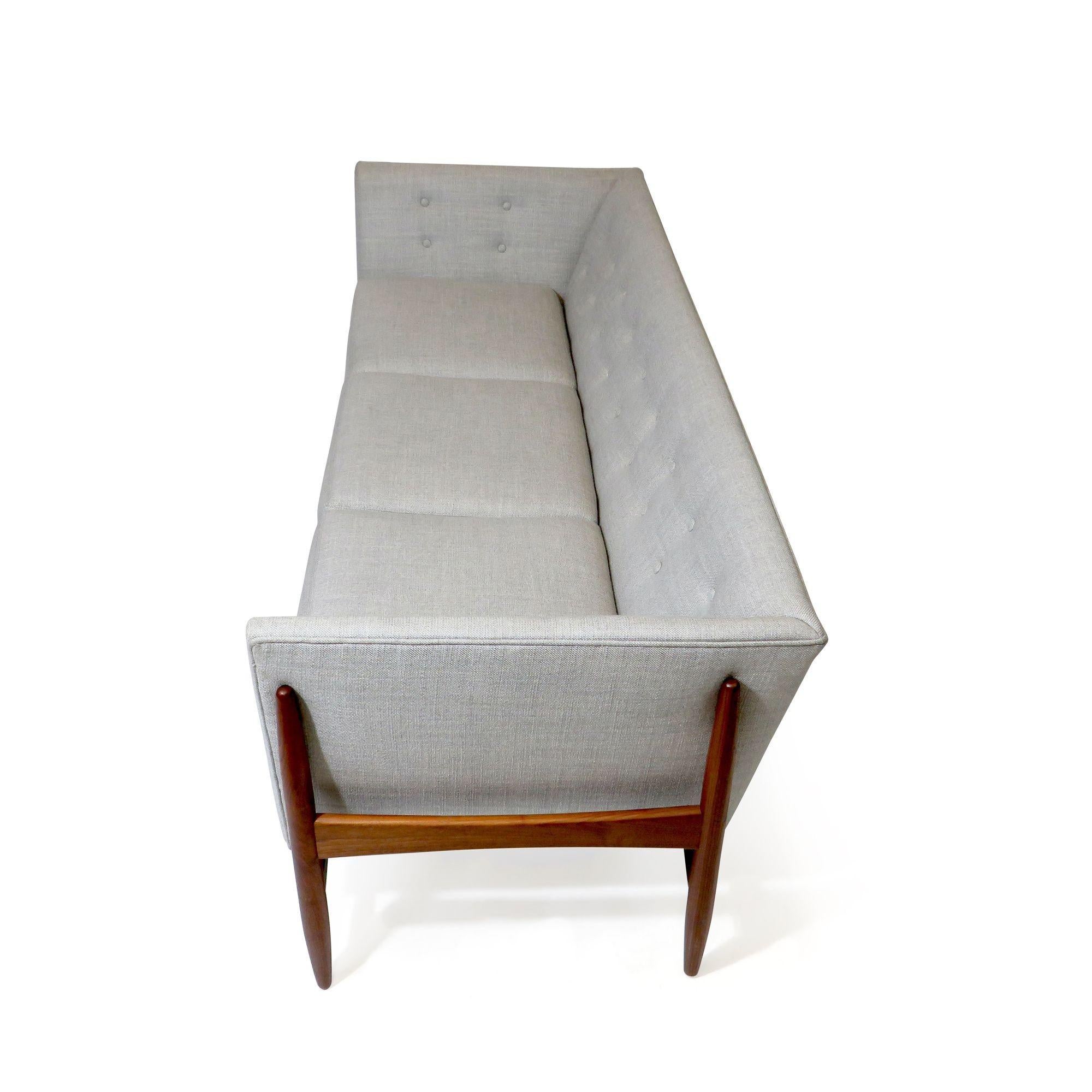 Contemporary Walnut Milo Baughman for Thayer Coggin Sofa