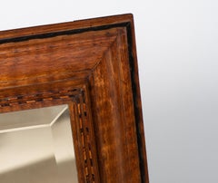 Walnut Mirror by Edward Barnsley, England, circa 1920