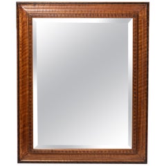 Walnut Mirror by Edward Barnsley, England, circa 1920 Walnut Mirror by Edward Barnsley, England, circa 1920