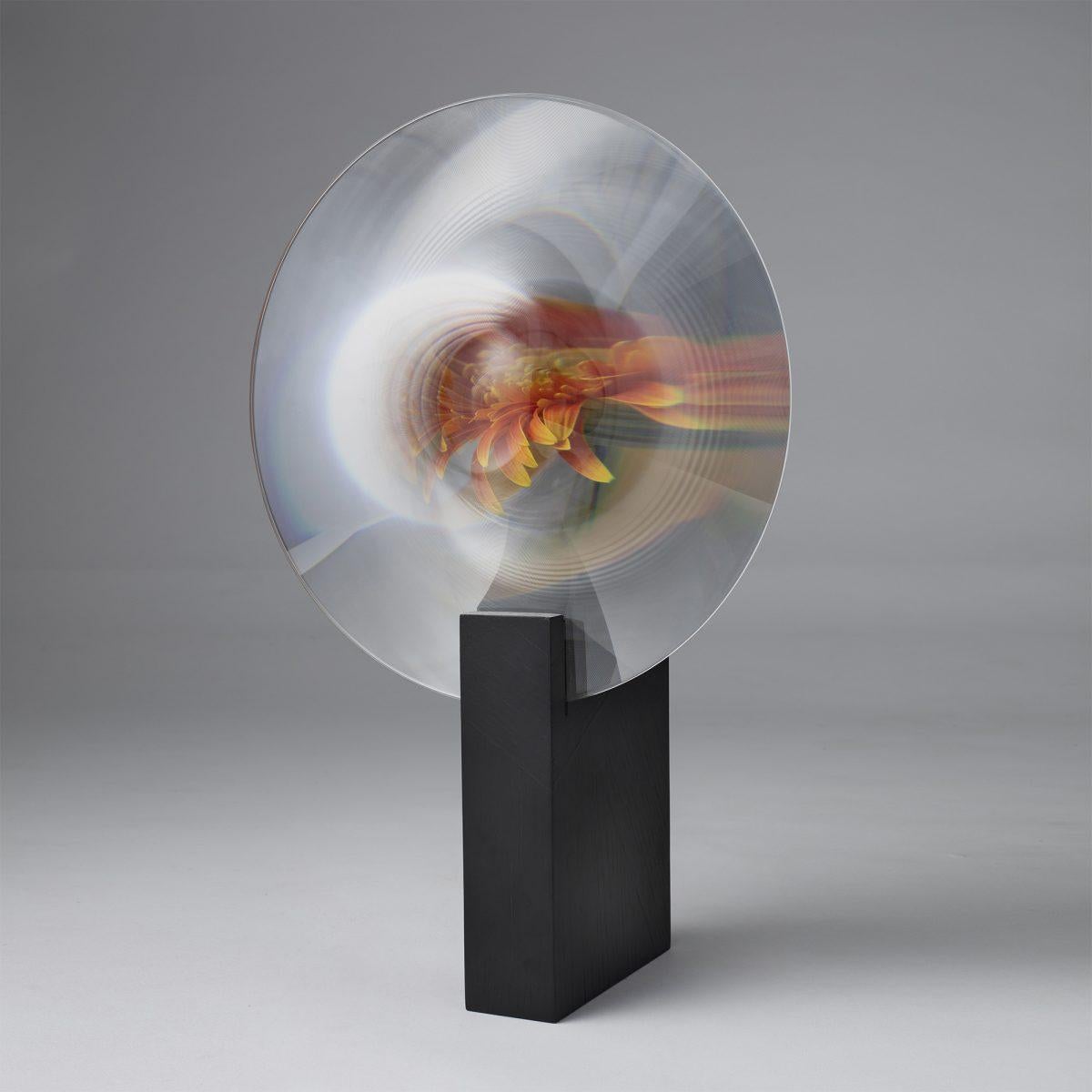 Polished Walnut Narcisse Vase by Najma Temsoury