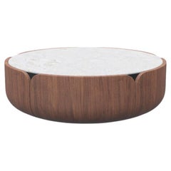 Walnut Natur Bianco Namibia Bloom Coffee Table L by Milla & Milli