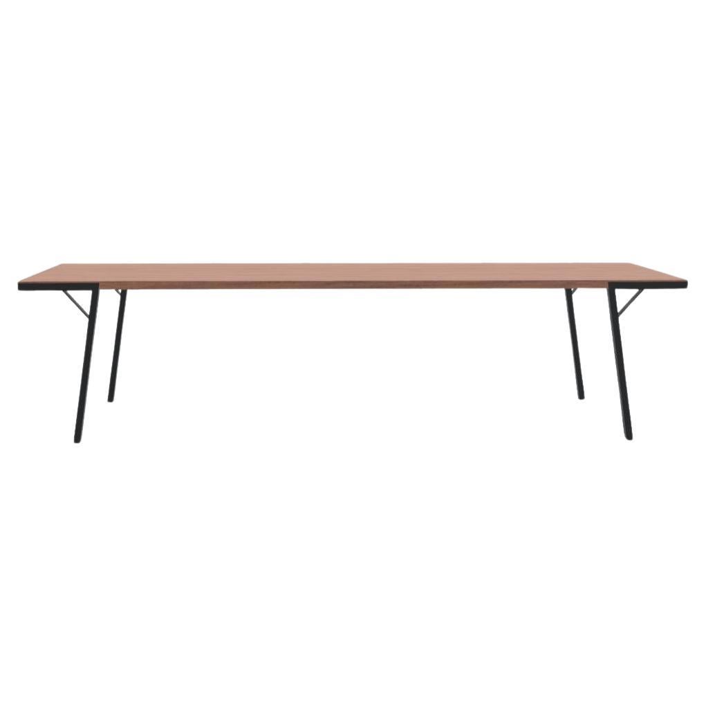 Walnut Natur Frame Dining Table L by Milla & Milli For Sale