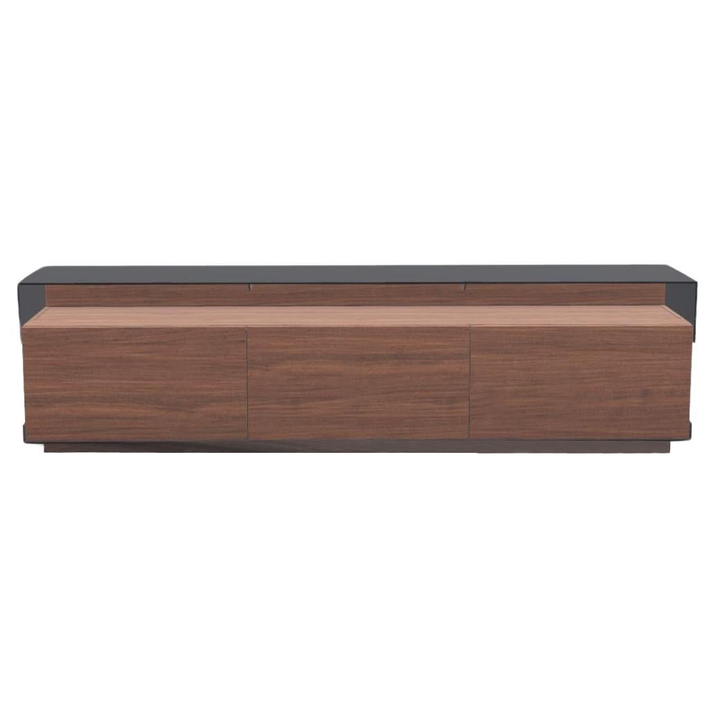 Sideboard mit Naturrahmen aus Nussbaumholz von Milla & Milli, L