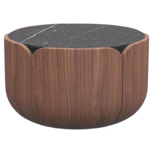 Tavolino in noce Nature Nero Marquina Bloom M di M. I.