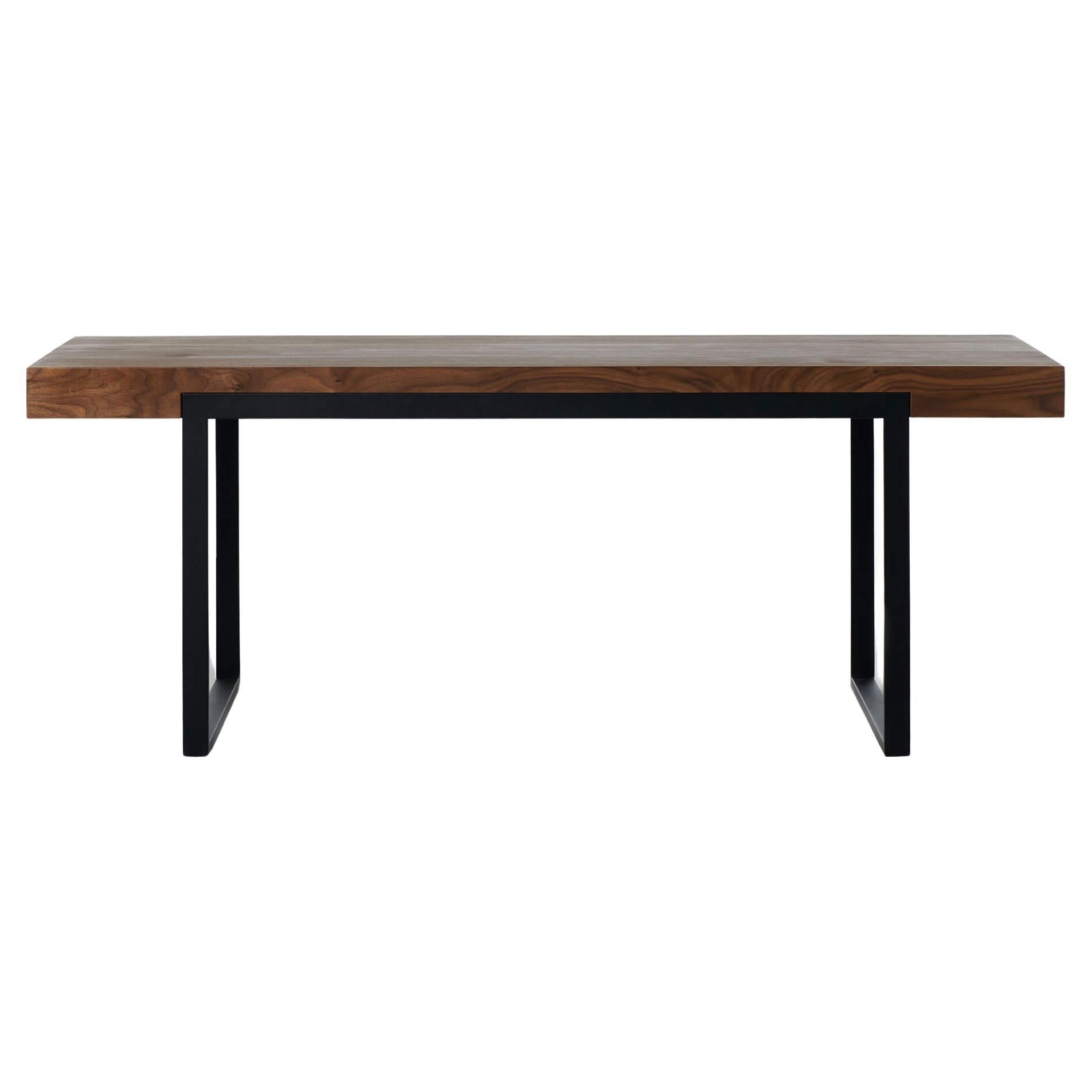 Walnut Natur Offset Dining Table M by Milla & Milli For Sale
