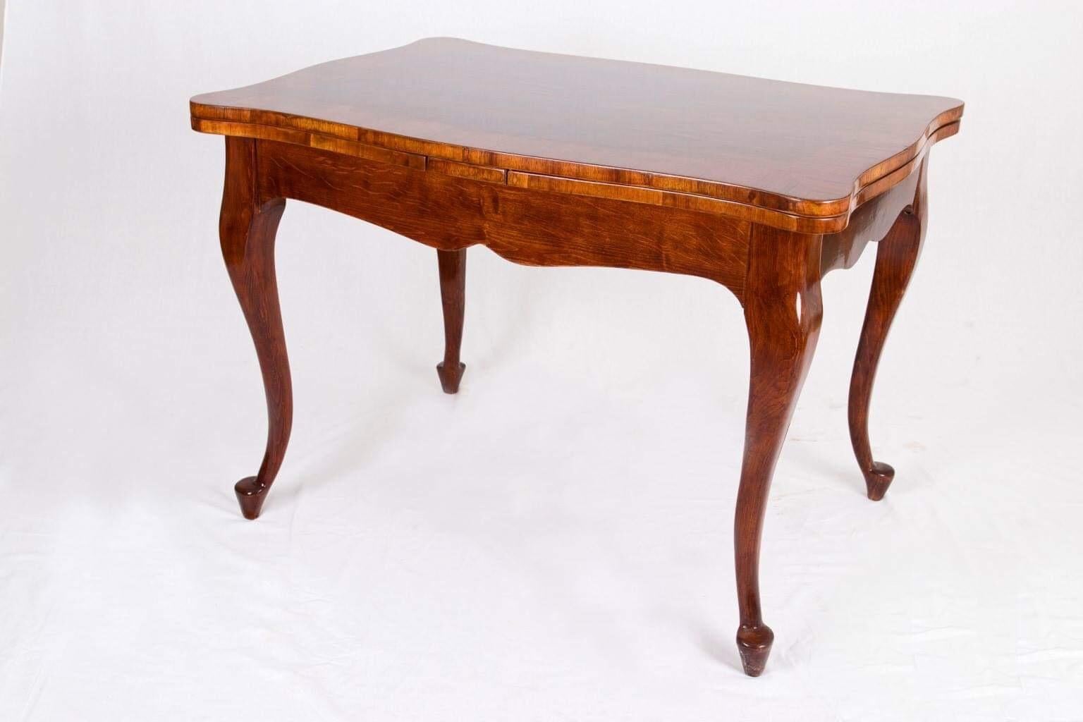 Walnut Neobarokk Dinner Set of 6 Chairs Ám Table For Sale 4