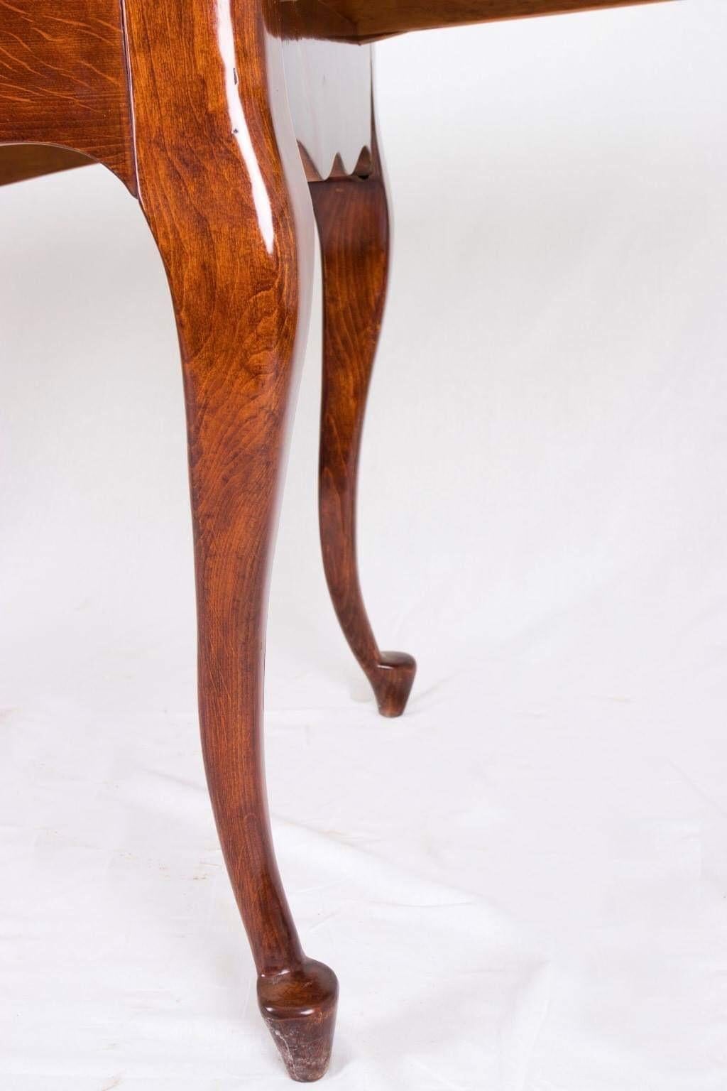 Walnut Neobarokk Dinner Set of 6 Chairs Ám Table For Sale 5