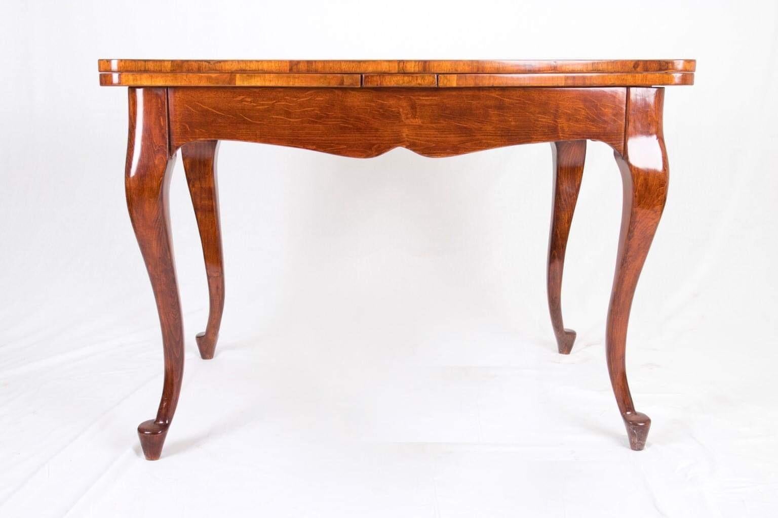 Walnut Neobarokk Dinner Set of 6 Chairs Ám Table For Sale 9
