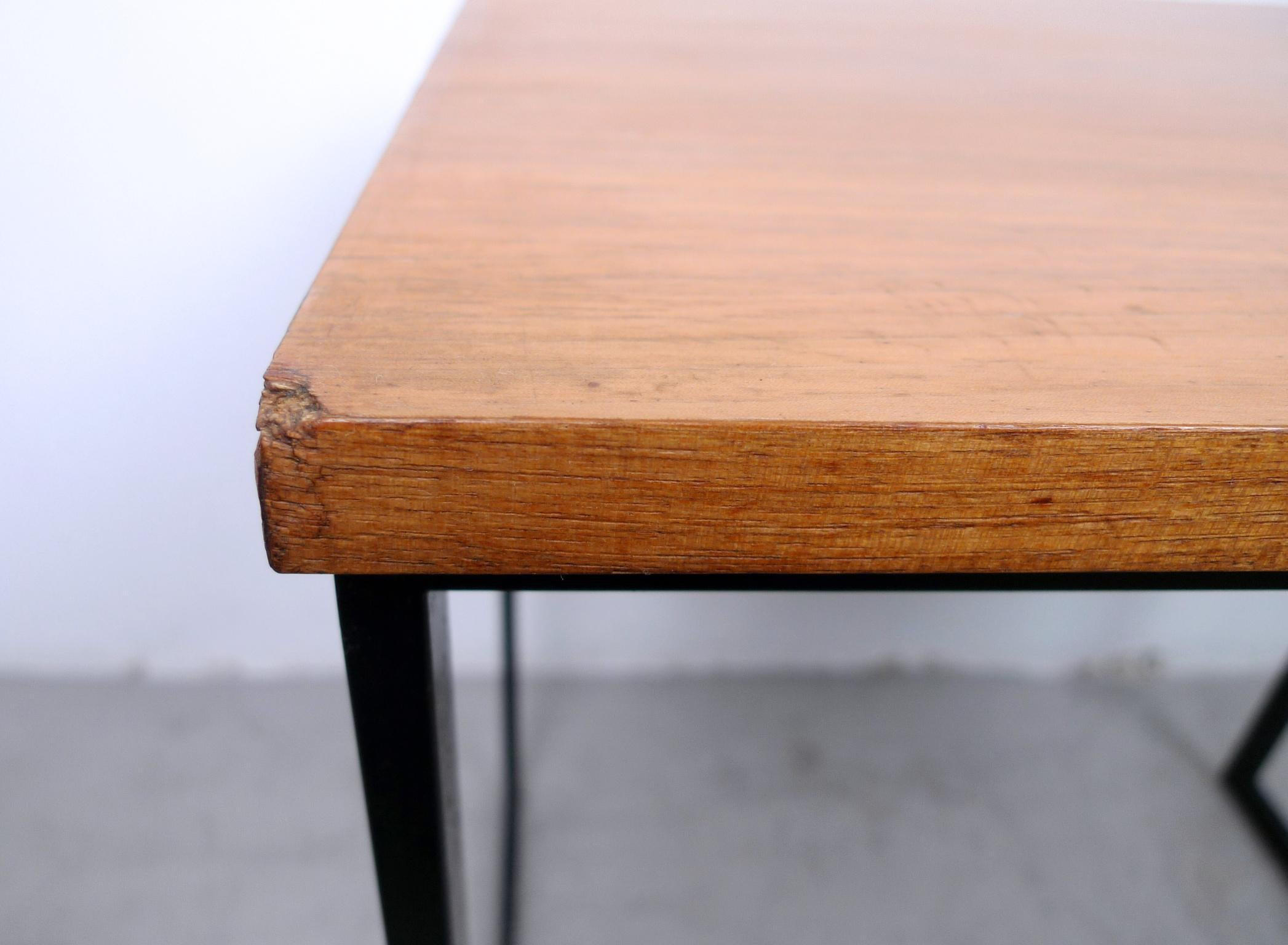 Walnut Nesting Tables with Metal Frames, Germany, 1960s 10