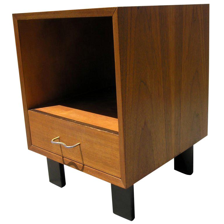 Walnut Night Stand by George Nelson for Herman Miller