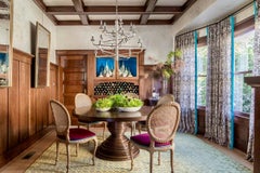 Walnut, Oak or Rosewood Round or Square Dining Table