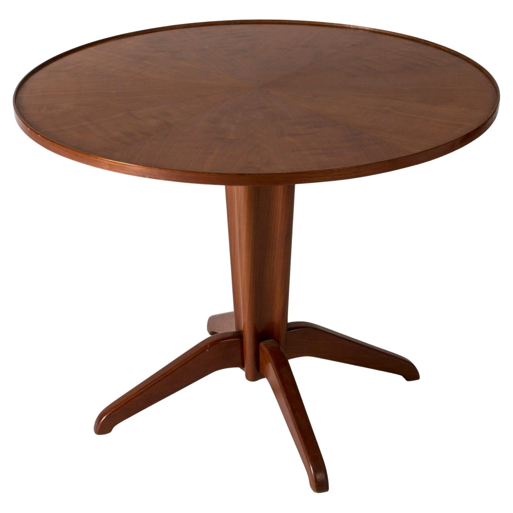 Walnut Occasional Table by Oscar Nilsson for Hantverket, Sweden, 1942 For Sale