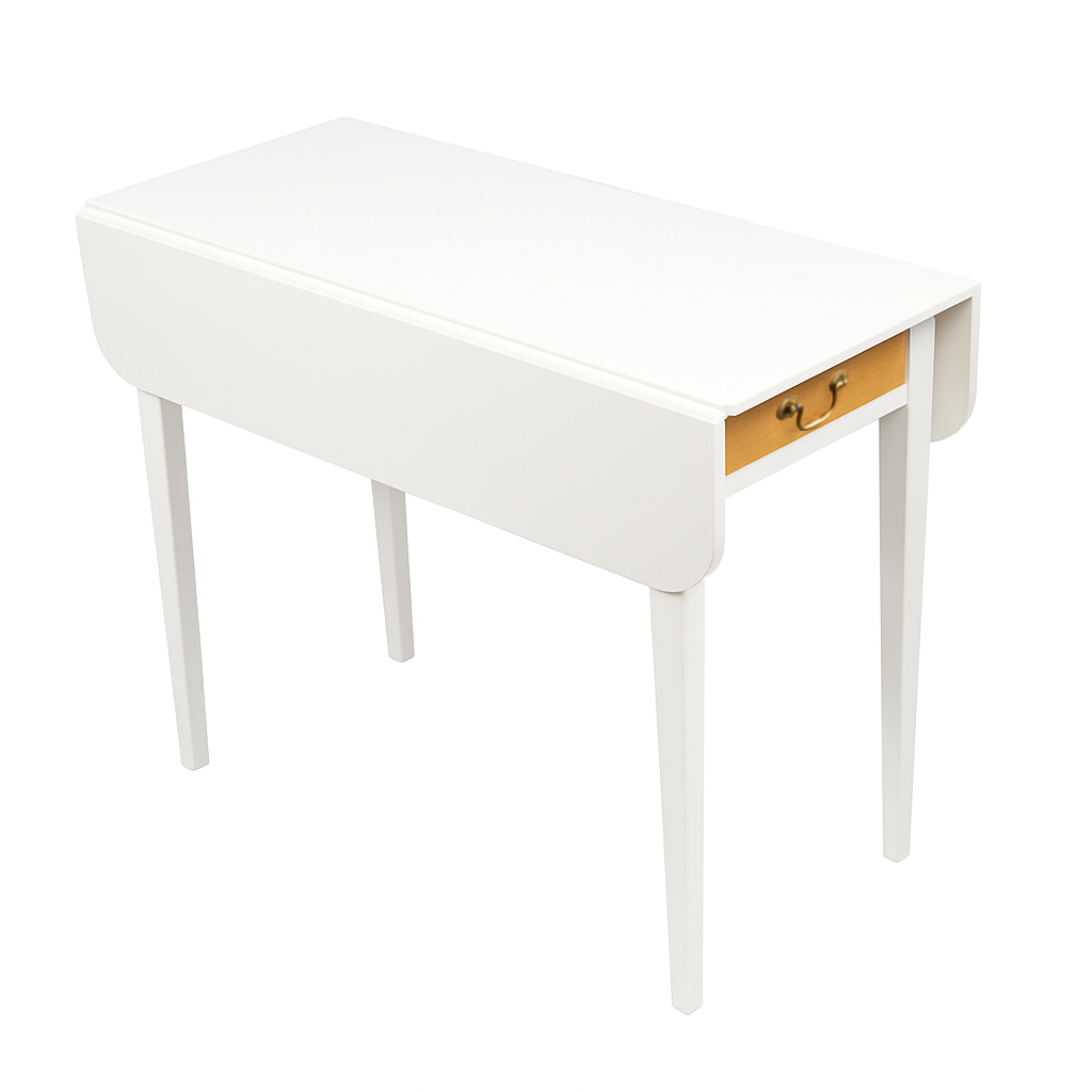 Table à abattant Pembroke en noyer écru, 19e siècle Bon état - En vente à Lisbon, PT