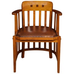 Used Walnut Office Armchair