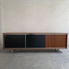Walnut Office Credenza by George Nelson for Herman Miller