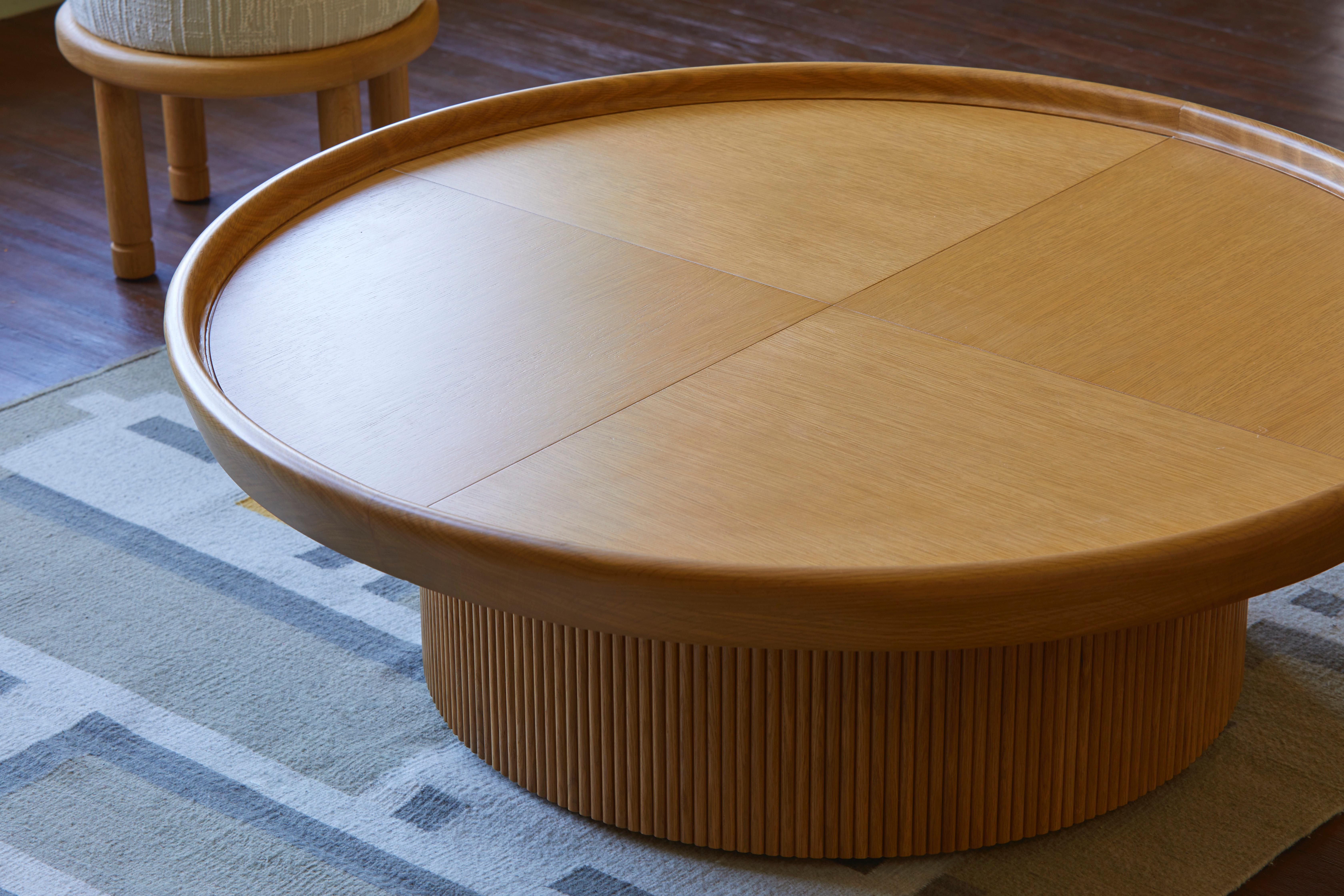 Contemporary Walnut Ojai Coffee Table 48