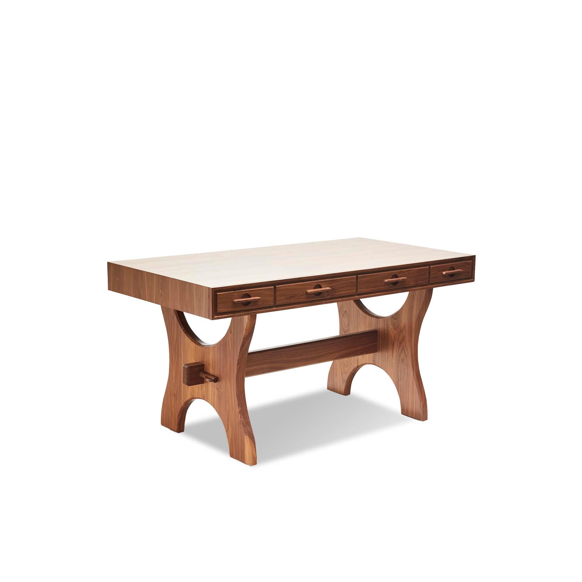 Mid-Century Modern Walnut Ojai Desk by Lawson-Fenning For Sale